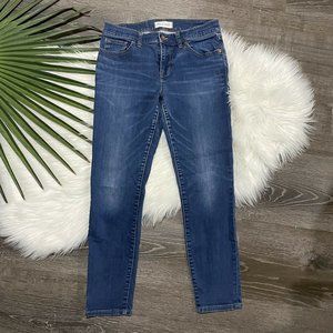 Madewell Women Jeans Size 26 Skinny Skinny Crop Medium Wash 9" Rise 25" Inseam